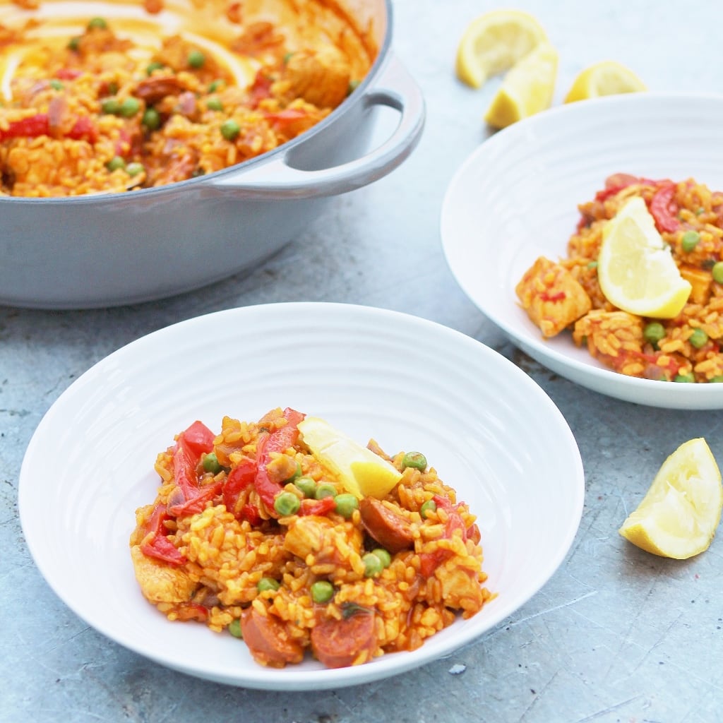One-Pan Chicken Chorizo Paella: A Cast Iron Flavor Party